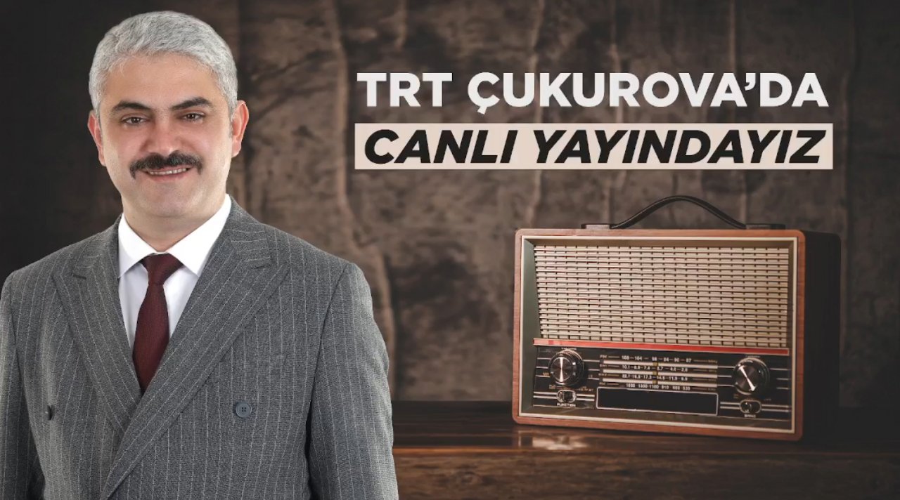 Başkan Avan TRT Çukurova Radyosu’nda Canlı Yayın Konuğu Oldu