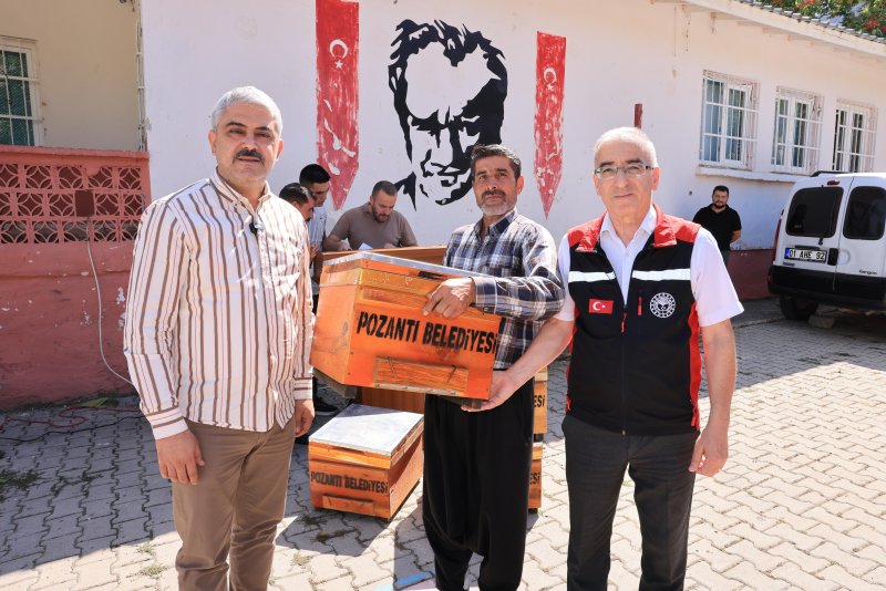 POZANTI BELEDİYESİ'NDEN ARICILIĞA BÜYÜK DESTEK